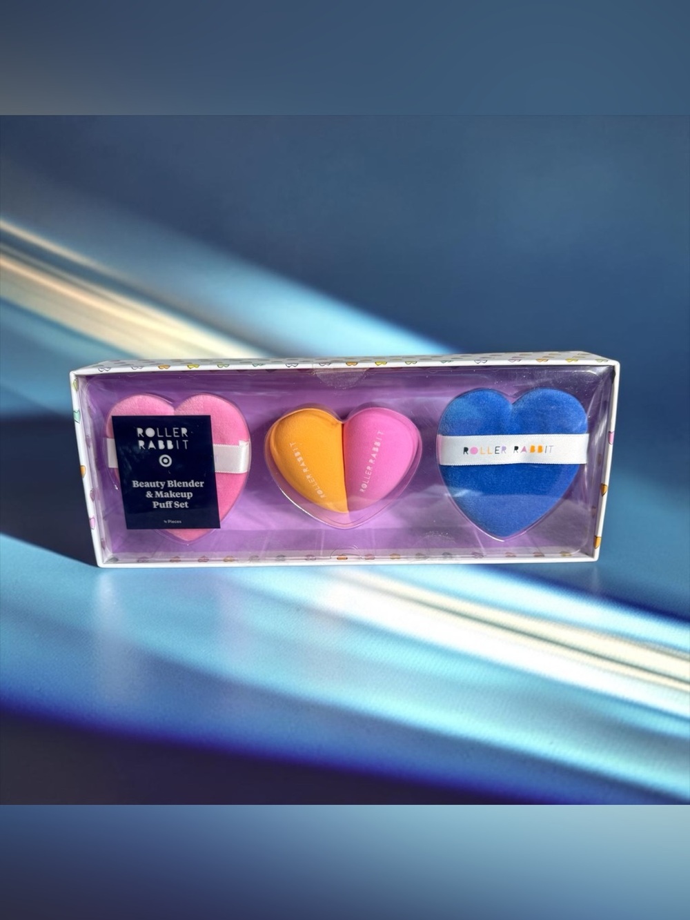 🩷💙Roller Rabbit x Target🩷💙4-Piece Makeup Sponge & Powder Puff Set/NIB